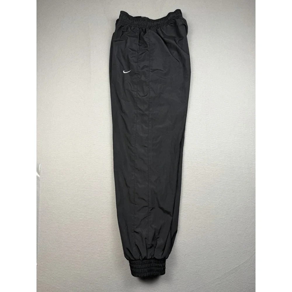 Nike Wmns Black Sportswear Swooshie Jogger Pants Elastic Waist Drawstring MD